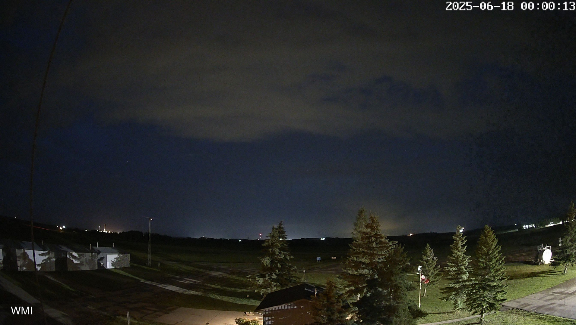 time-lapse frame, Olds Radar North webcam