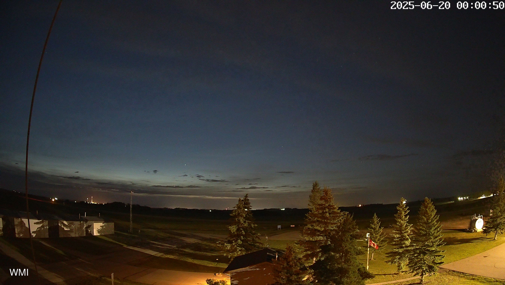 time-lapse frame, Olds Radar North webcam