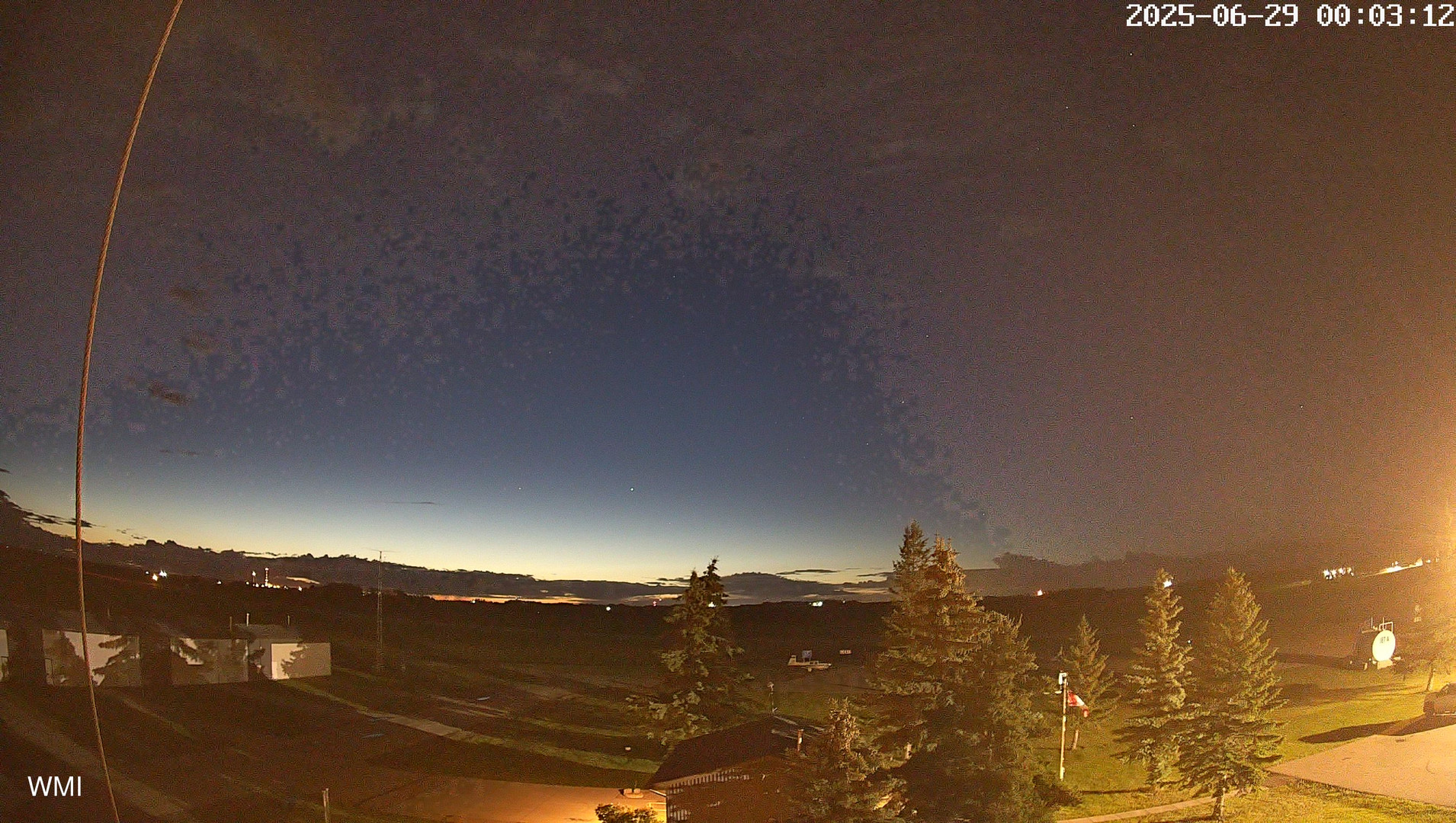time-lapse frame, Olds Radar North webcam