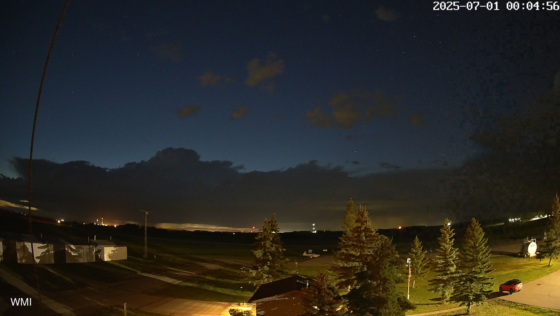 time-lapse frame, Olds Radar North webcam