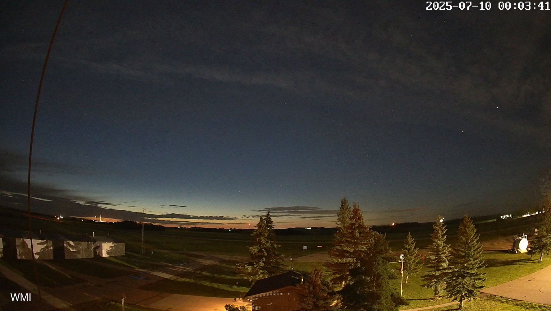 time-lapse frame, Olds Radar North webcam
