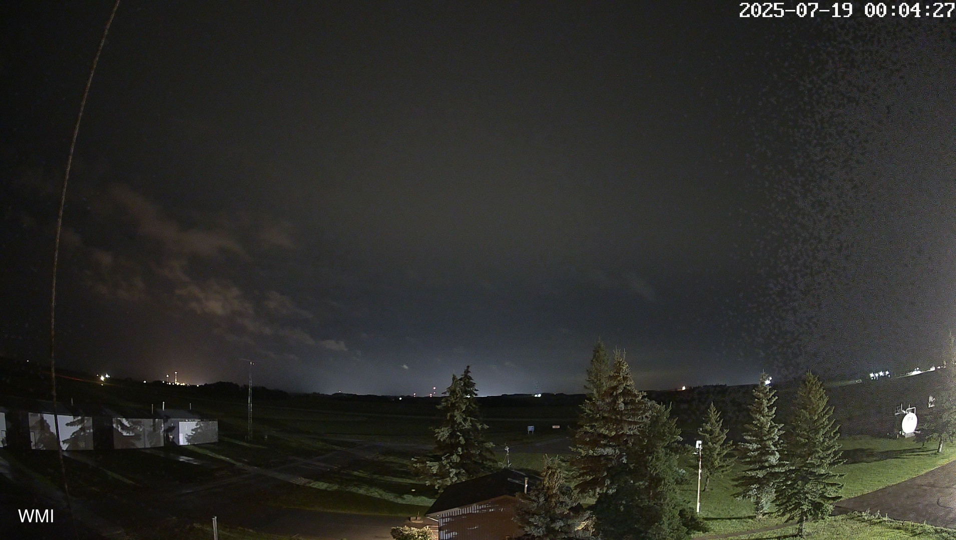 time-lapse frame, Olds Radar North webcam