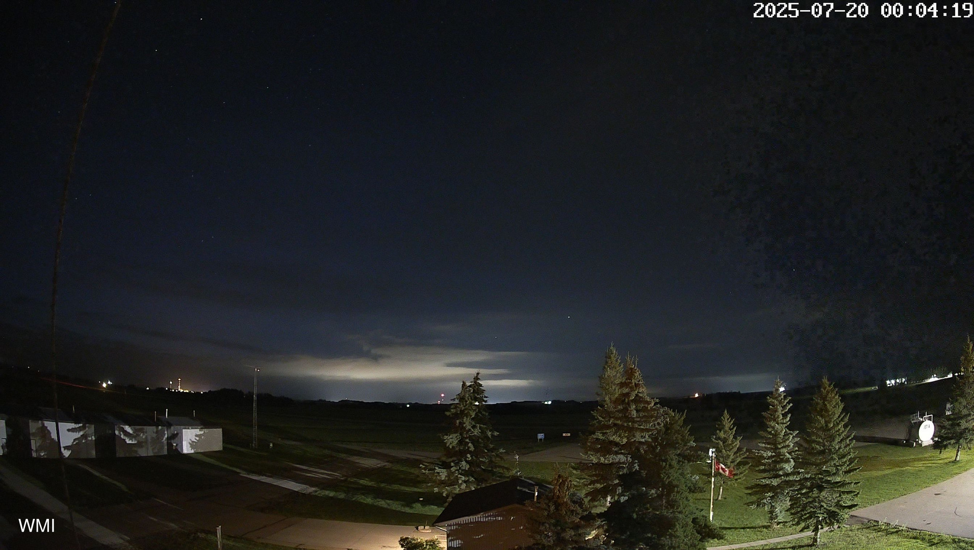 time-lapse frame, Olds Radar North webcam