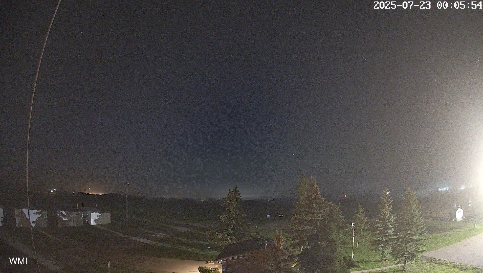time-lapse frame, Olds Radar North webcam