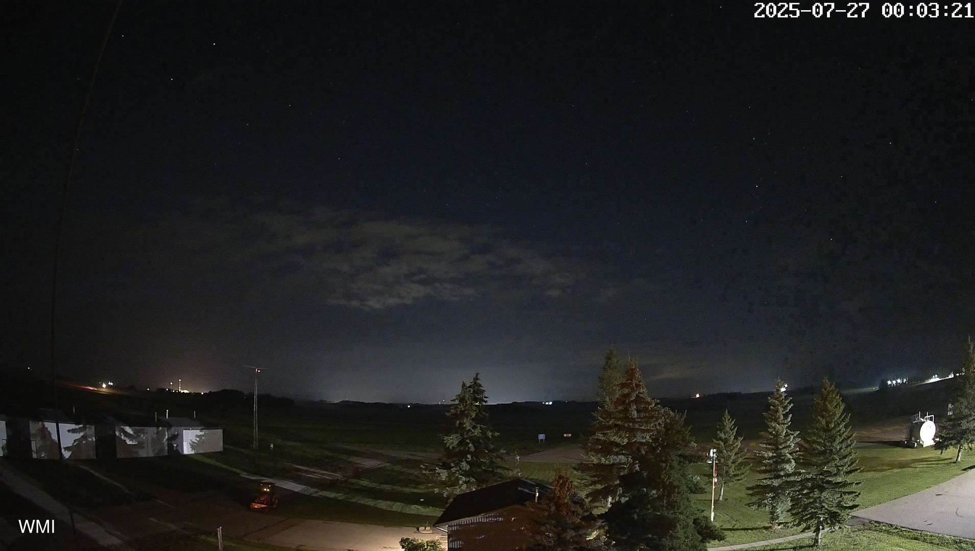 time-lapse frame, Olds Radar North webcam
