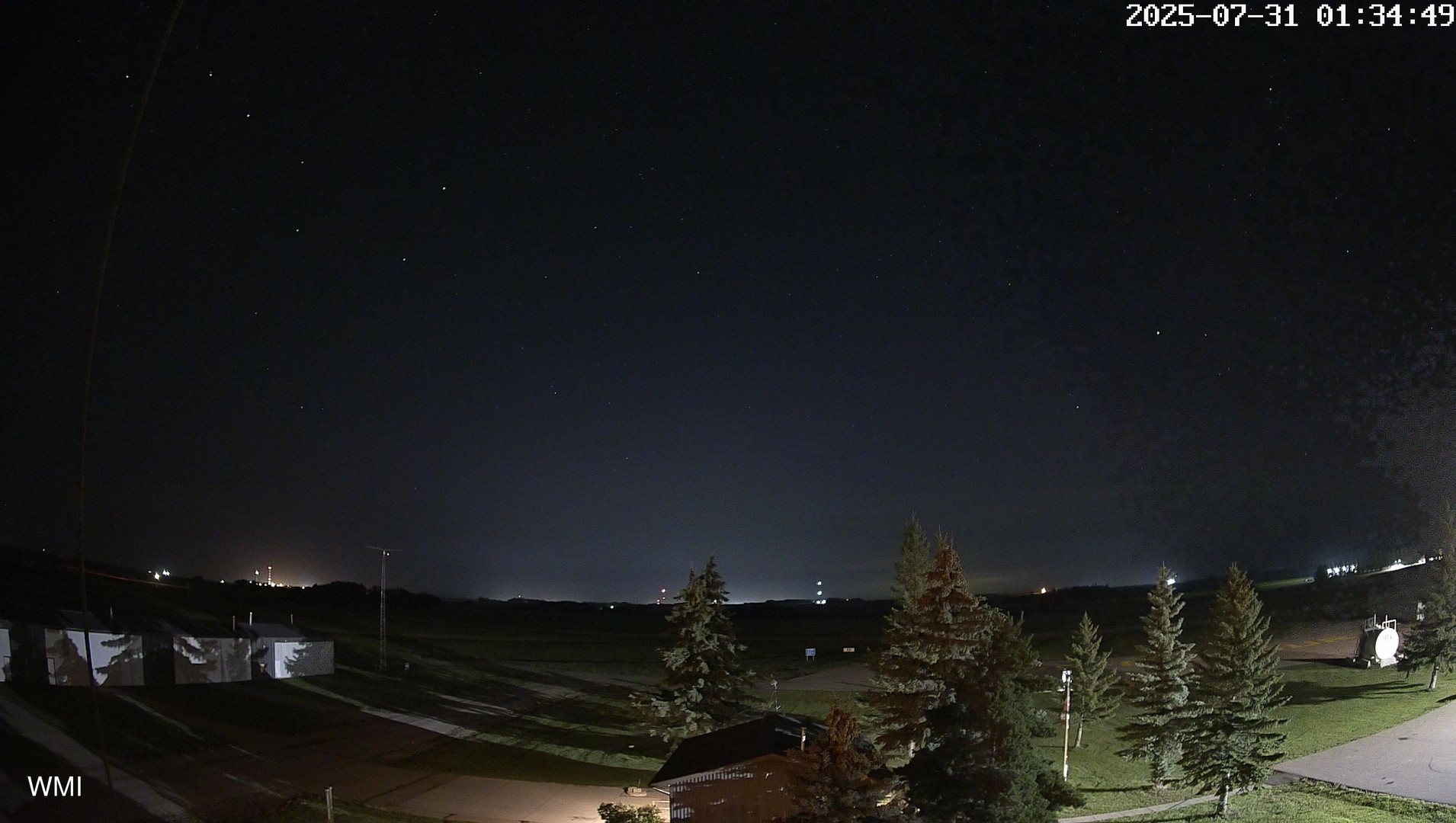 time-lapse frame, Olds Radar North webcam
