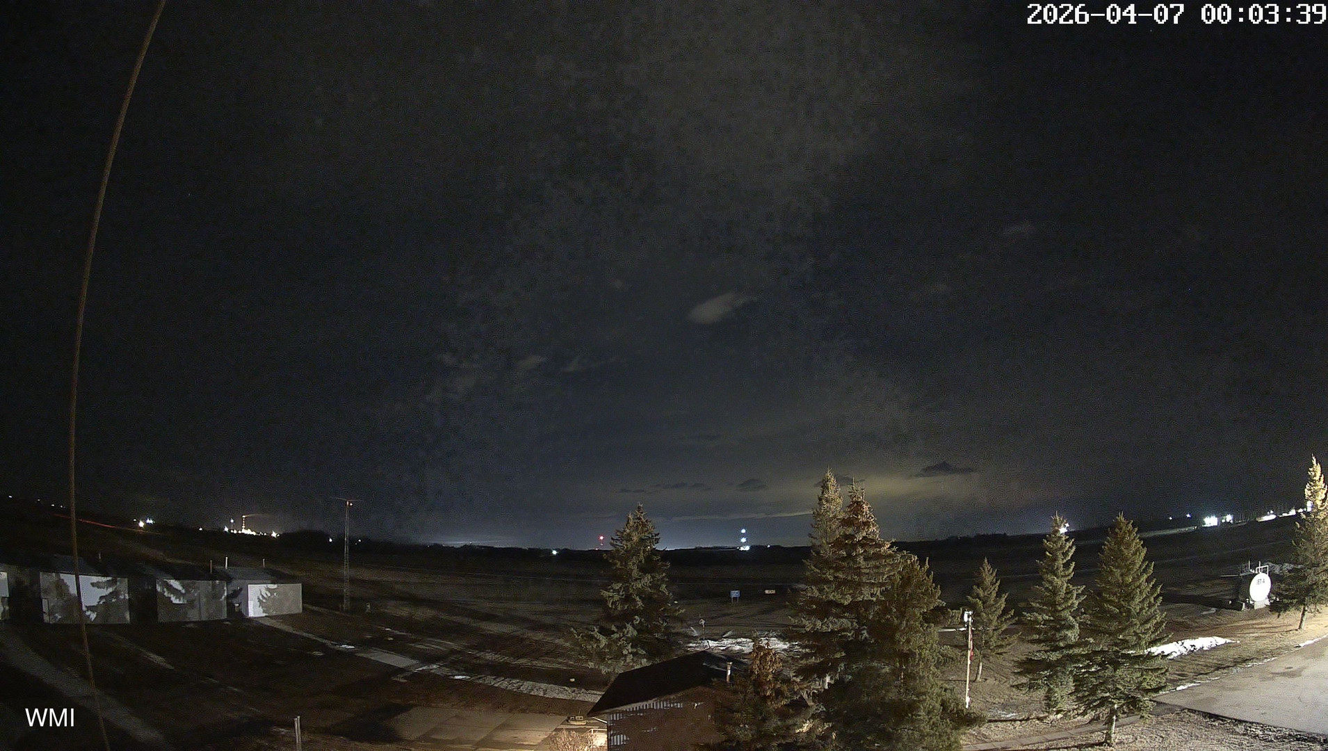 time-lapse frame, Olds Radar North webcam