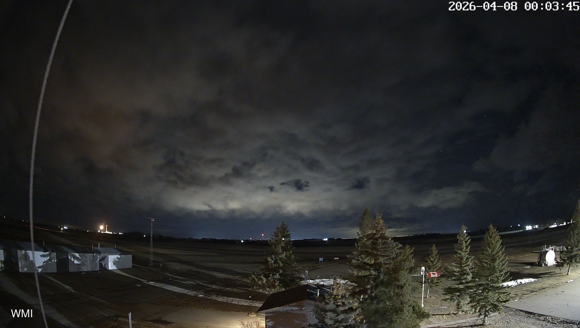 time-lapse frame, Olds Radar North webcam