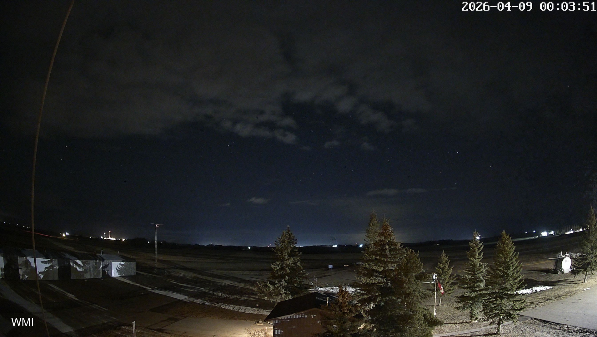 time-lapse frame, Olds Radar North webcam