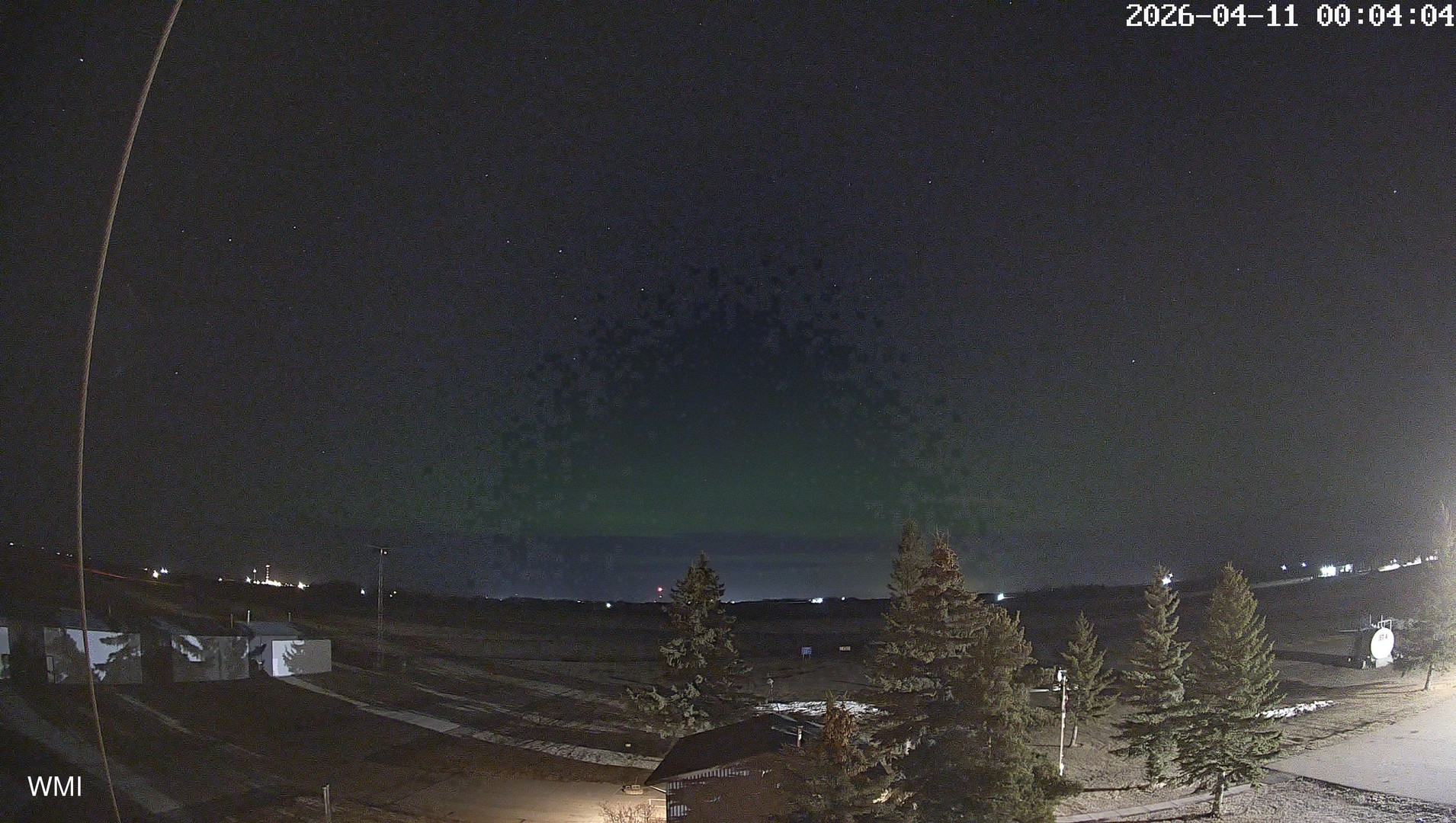 time-lapse frame, Olds Radar North webcam