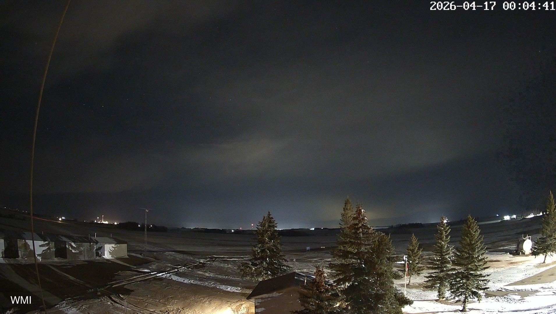 time-lapse frame, Olds Radar North webcam