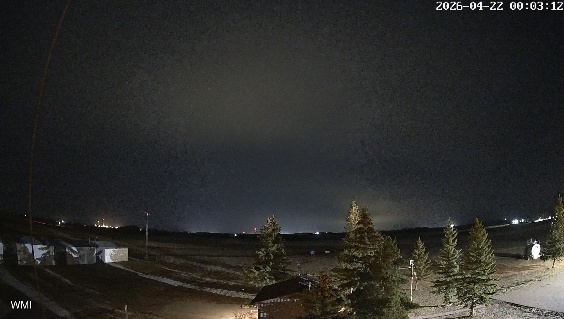 time-lapse frame, Olds Radar North webcam