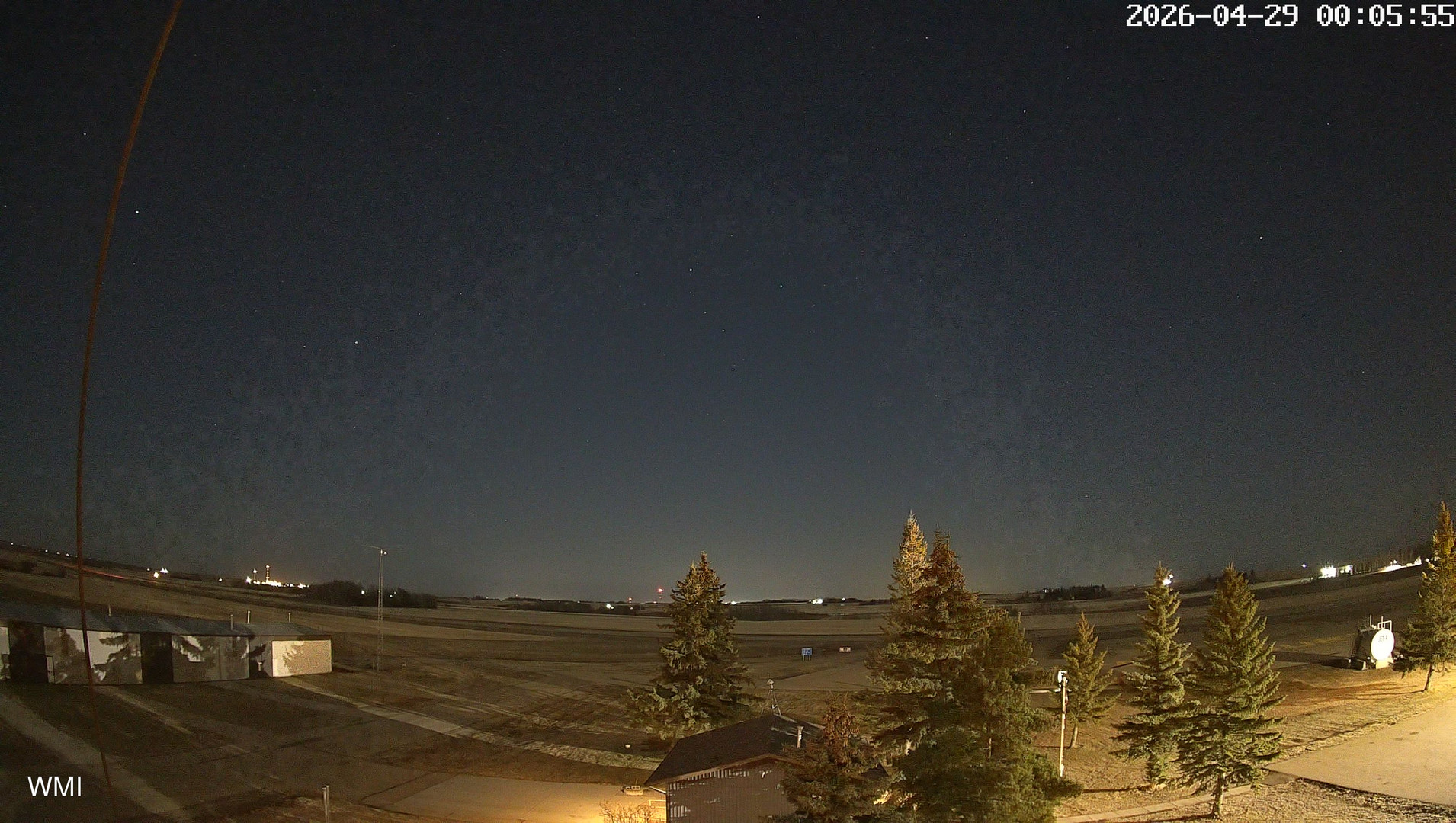 time-lapse frame, Olds Radar North webcam