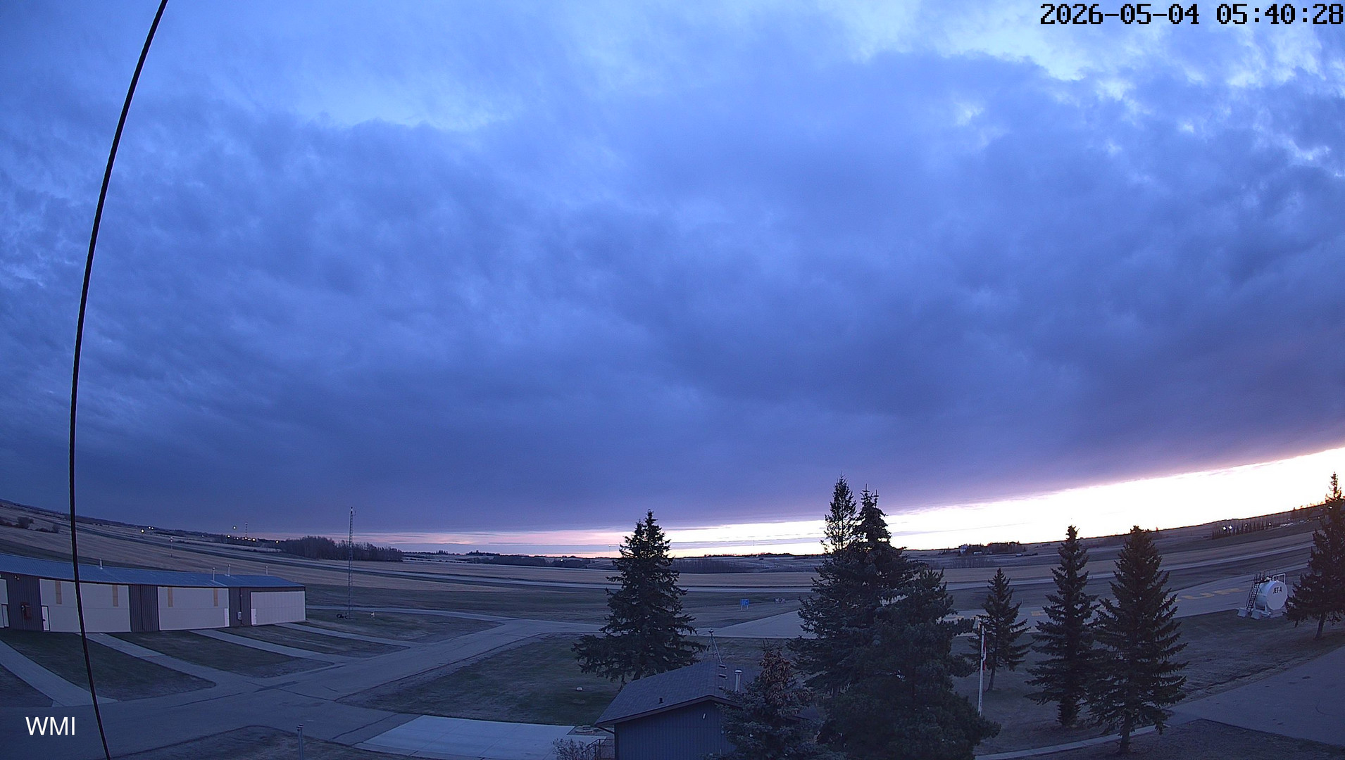 time-lapse frame, Olds Radar North webcam