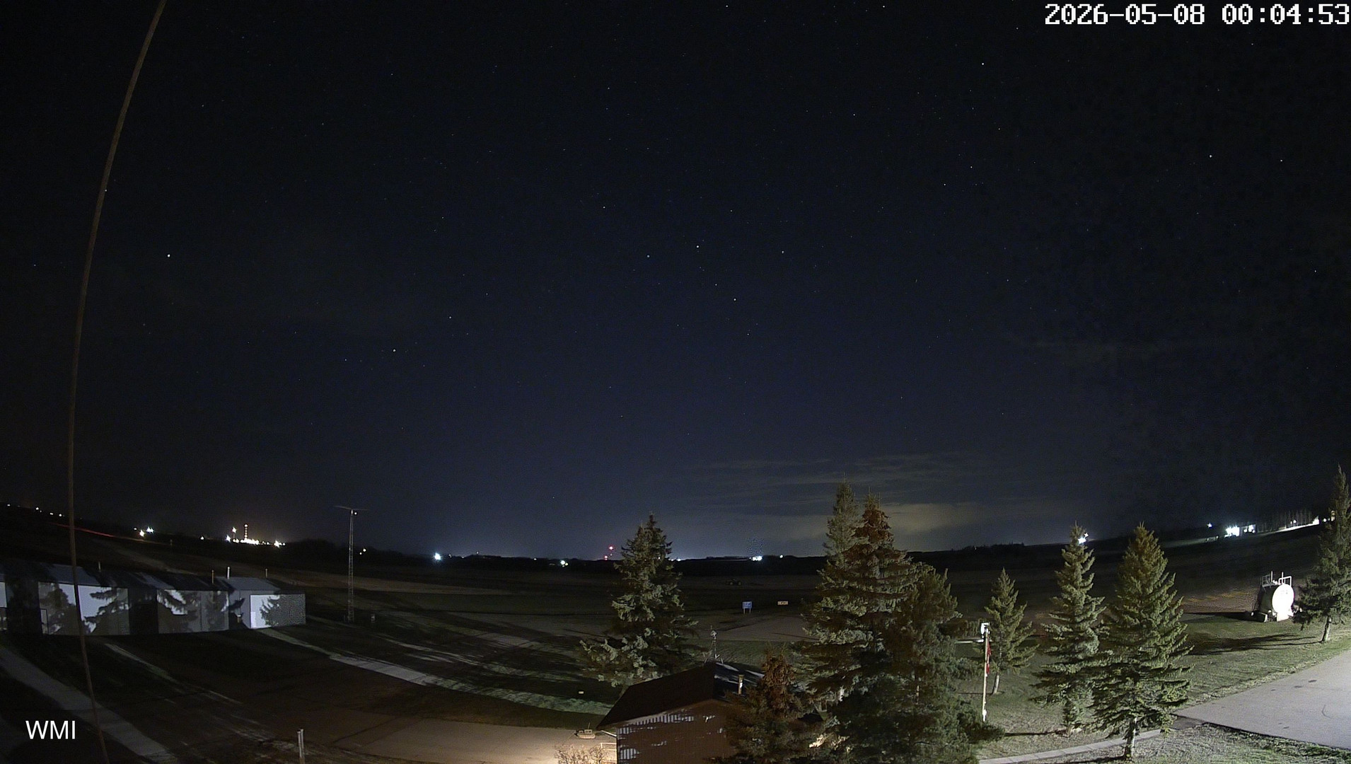time-lapse frame, Olds Radar North webcam