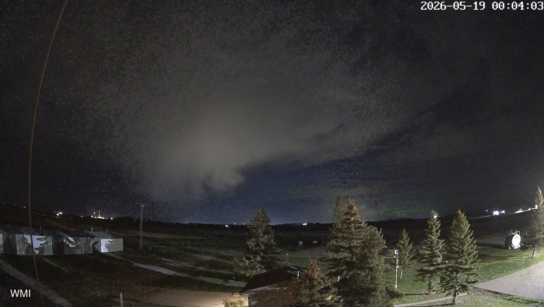 time-lapse frame, Olds Radar North webcam