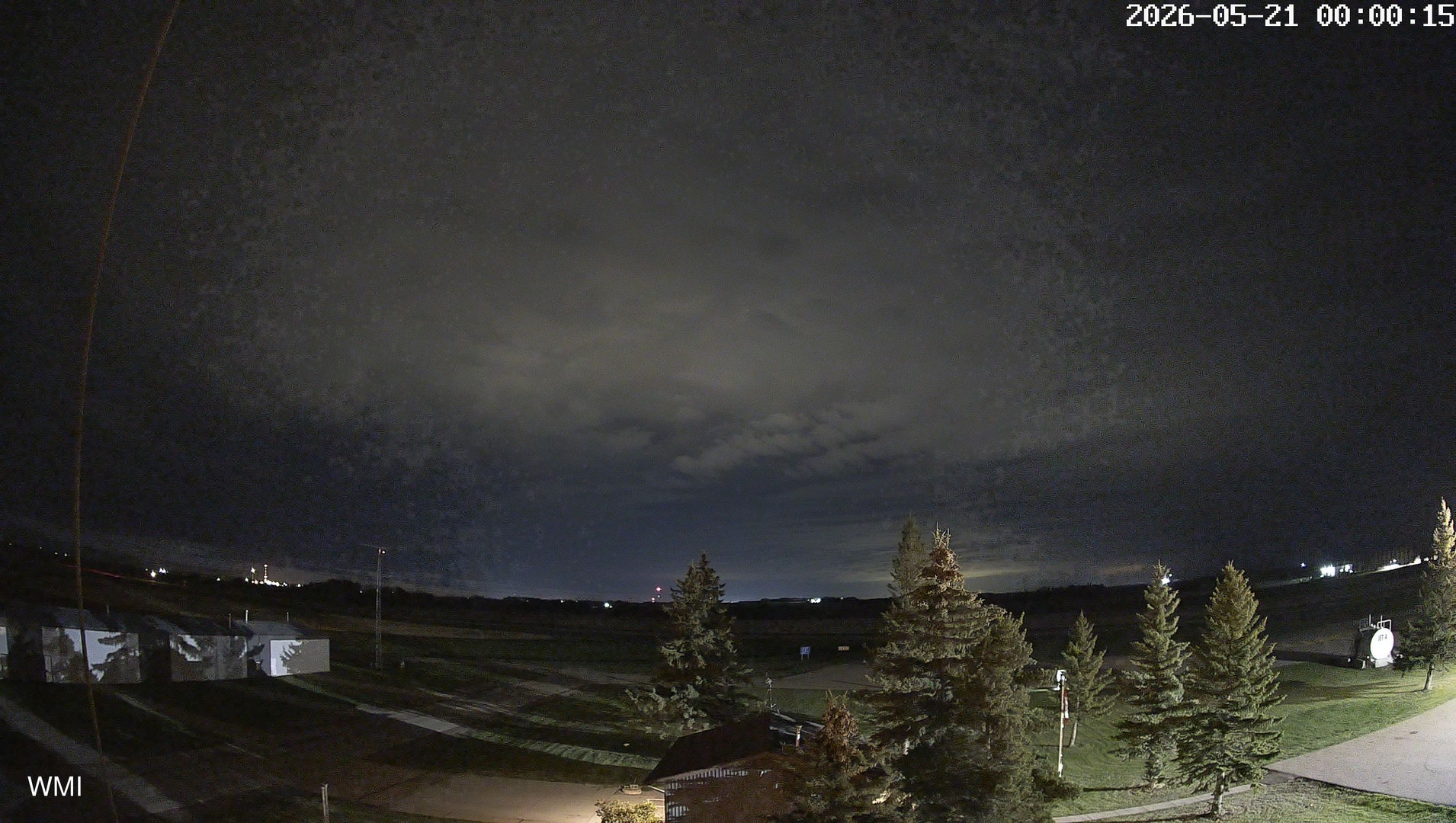 time-lapse frame, Olds Radar North webcam