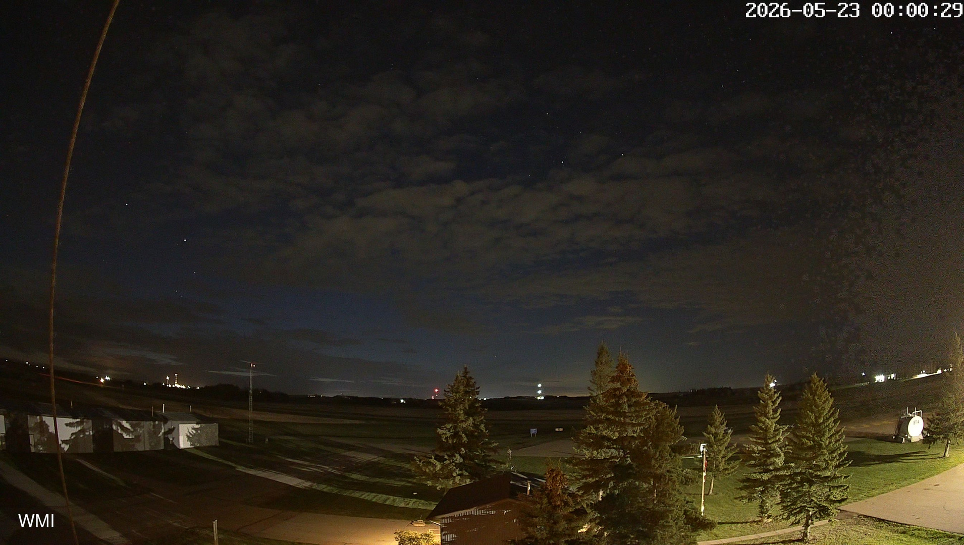 time-lapse frame, Olds Radar North webcam