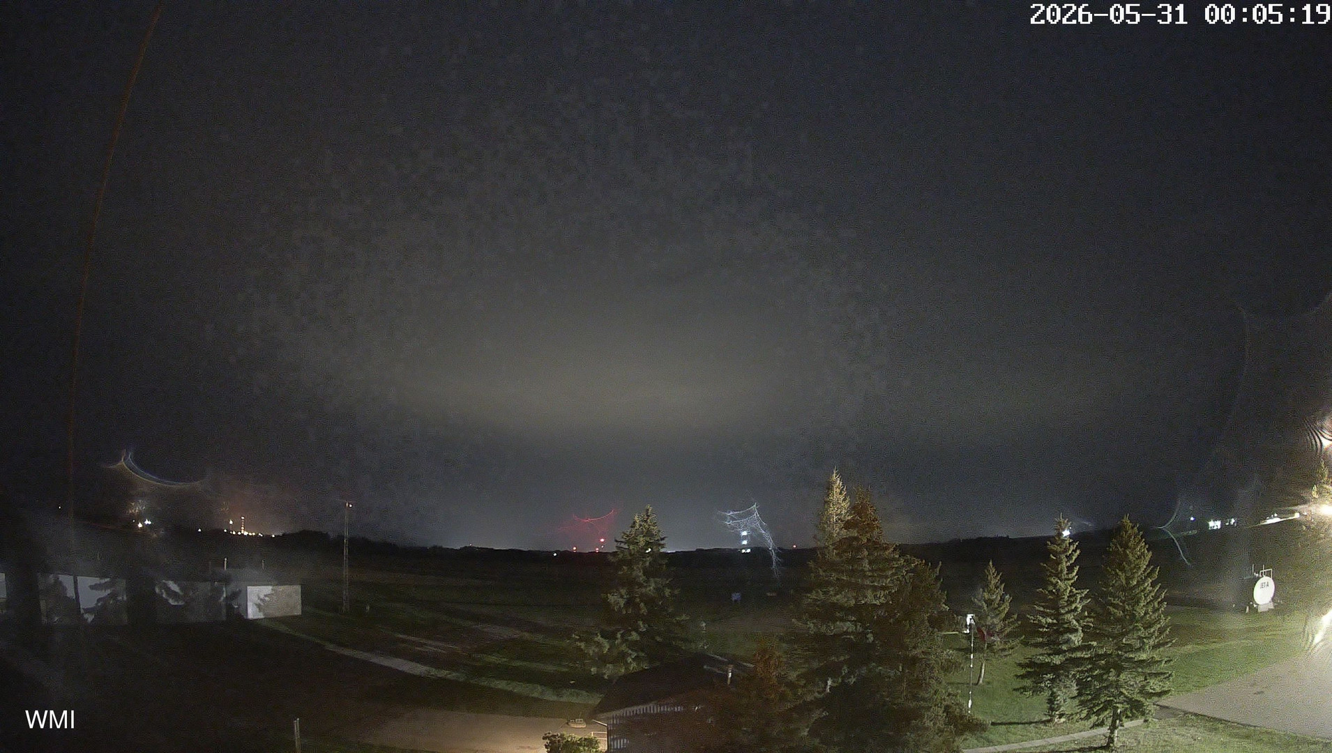 time-lapse frame, Olds Radar North webcam