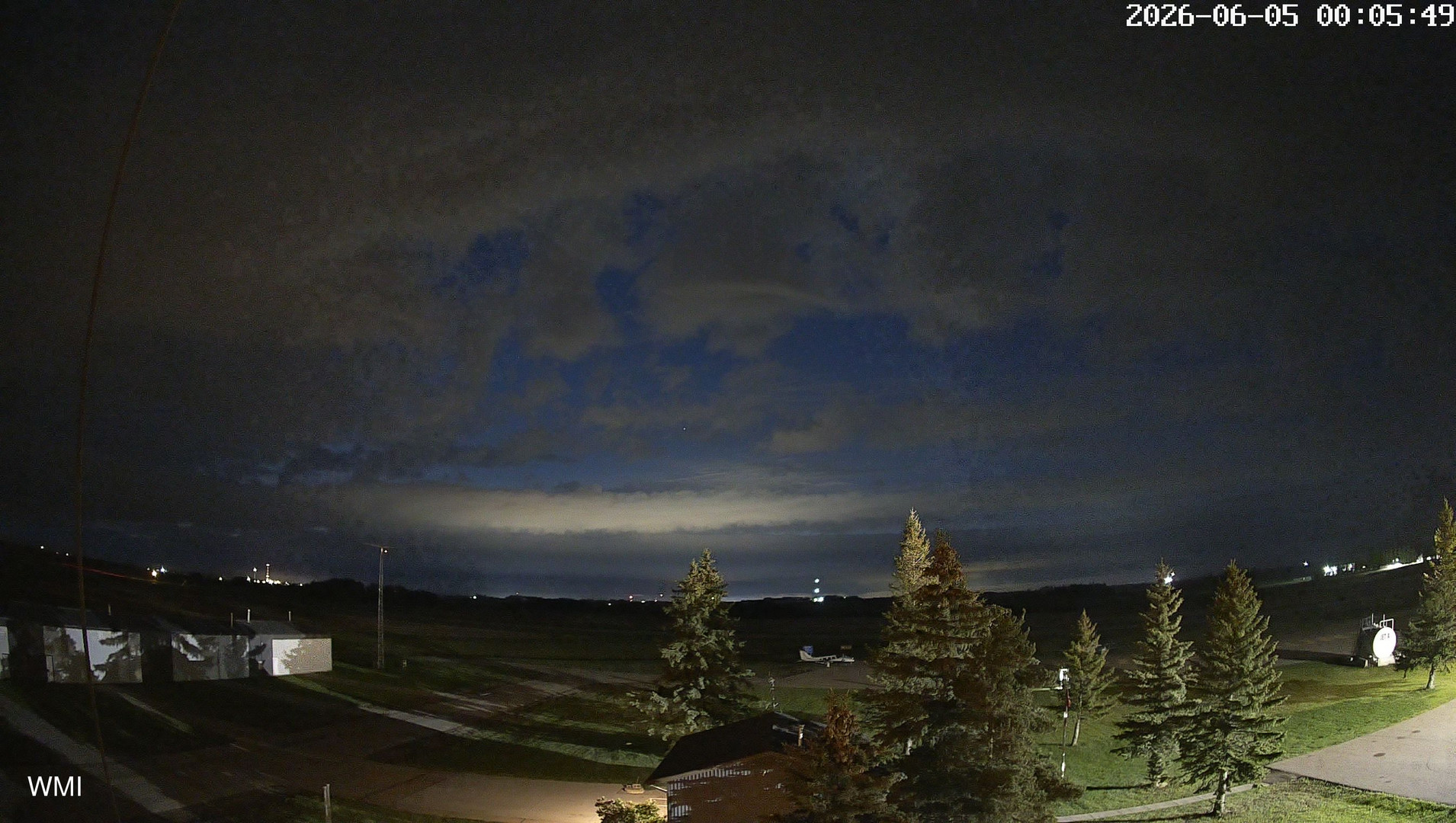 time-lapse frame, Olds Radar North webcam