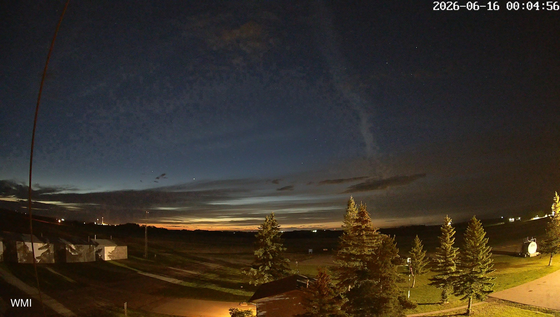time-lapse frame, Olds Radar North webcam