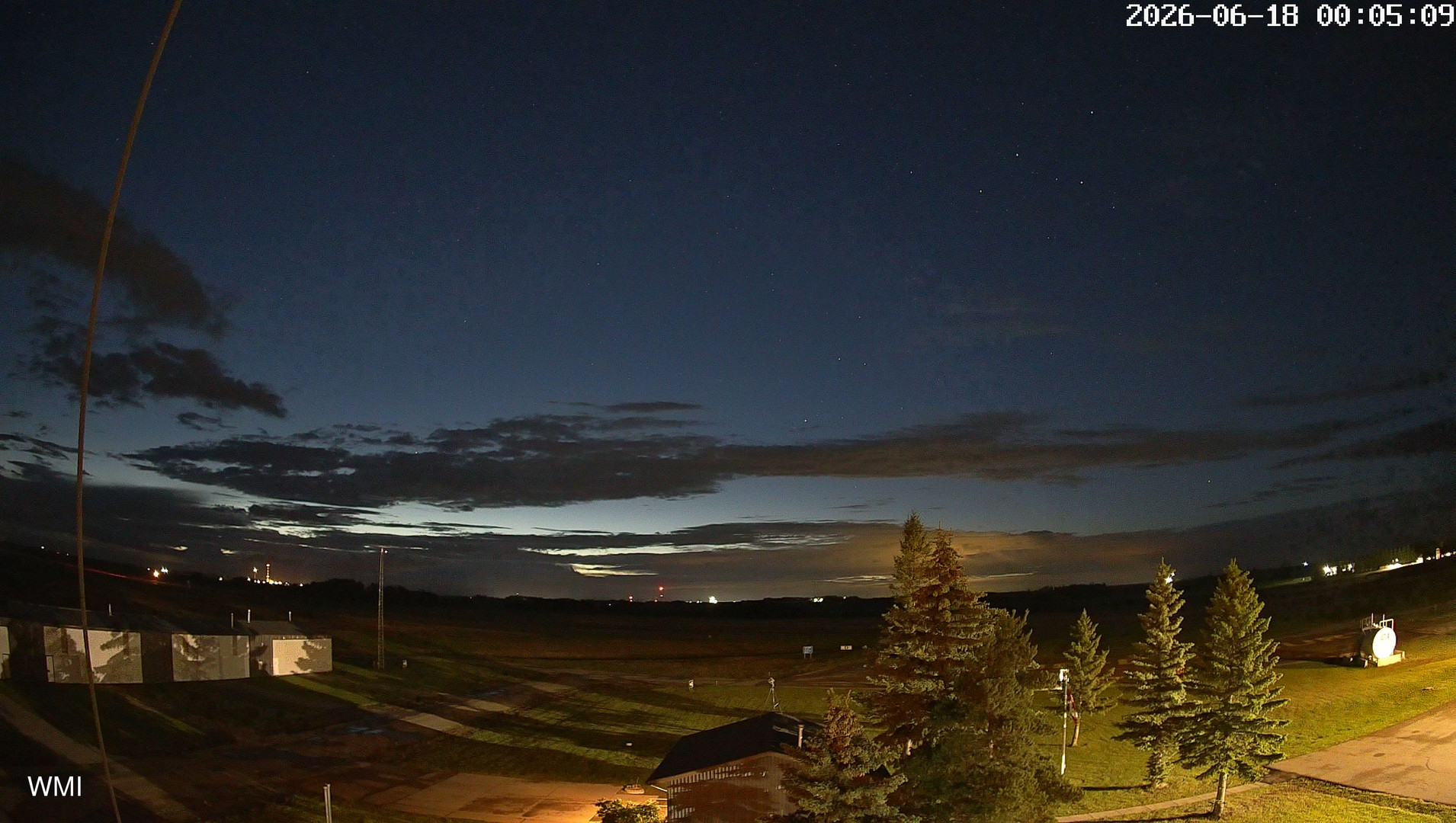 time-lapse frame, Olds Radar North webcam