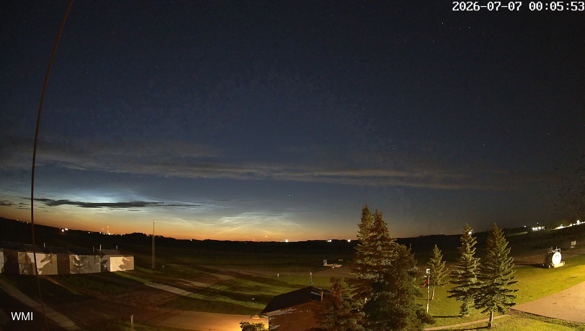 time-lapse frame, Olds Radar North webcam