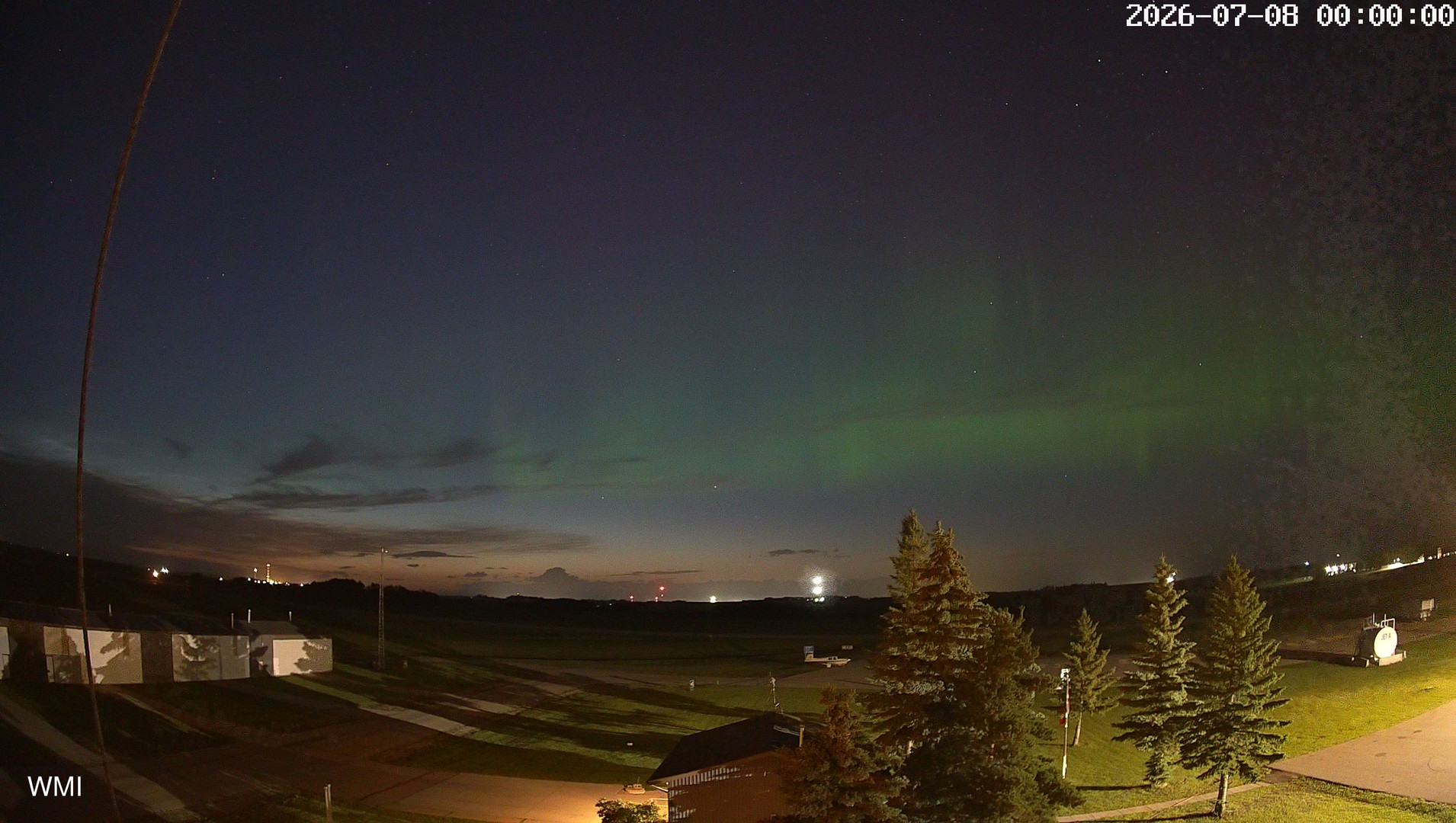 time-lapse frame, Olds Radar North webcam
