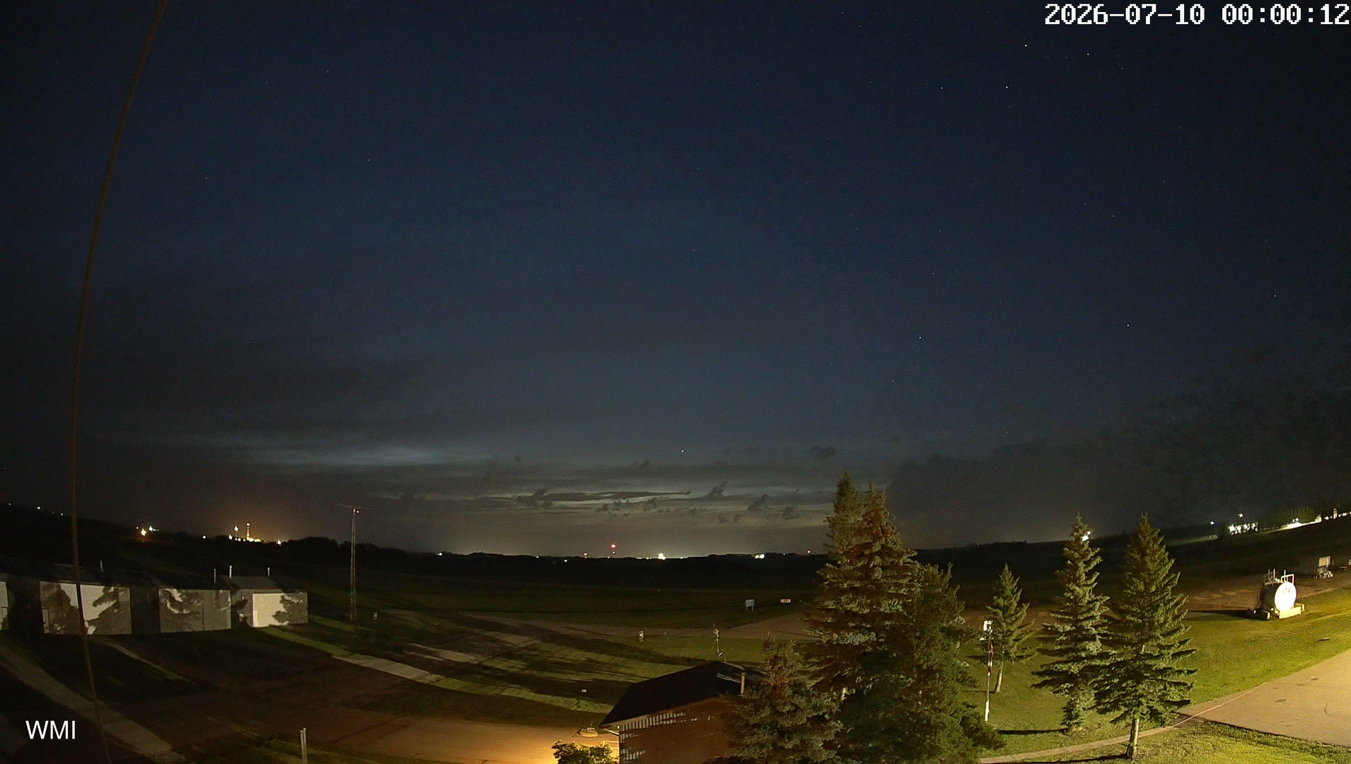time-lapse frame, Olds Radar North webcam