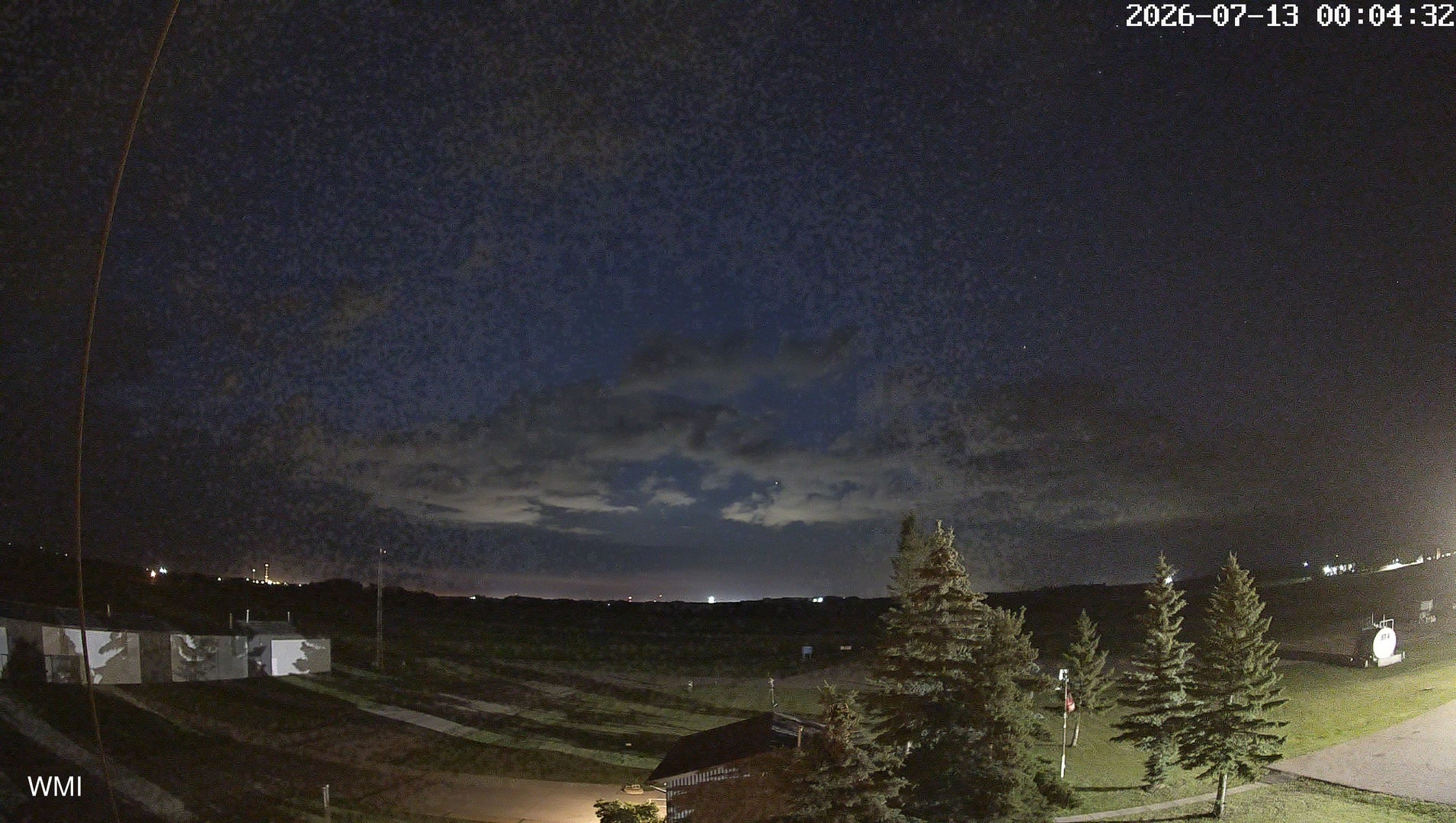 time-lapse frame, Olds Radar North webcam