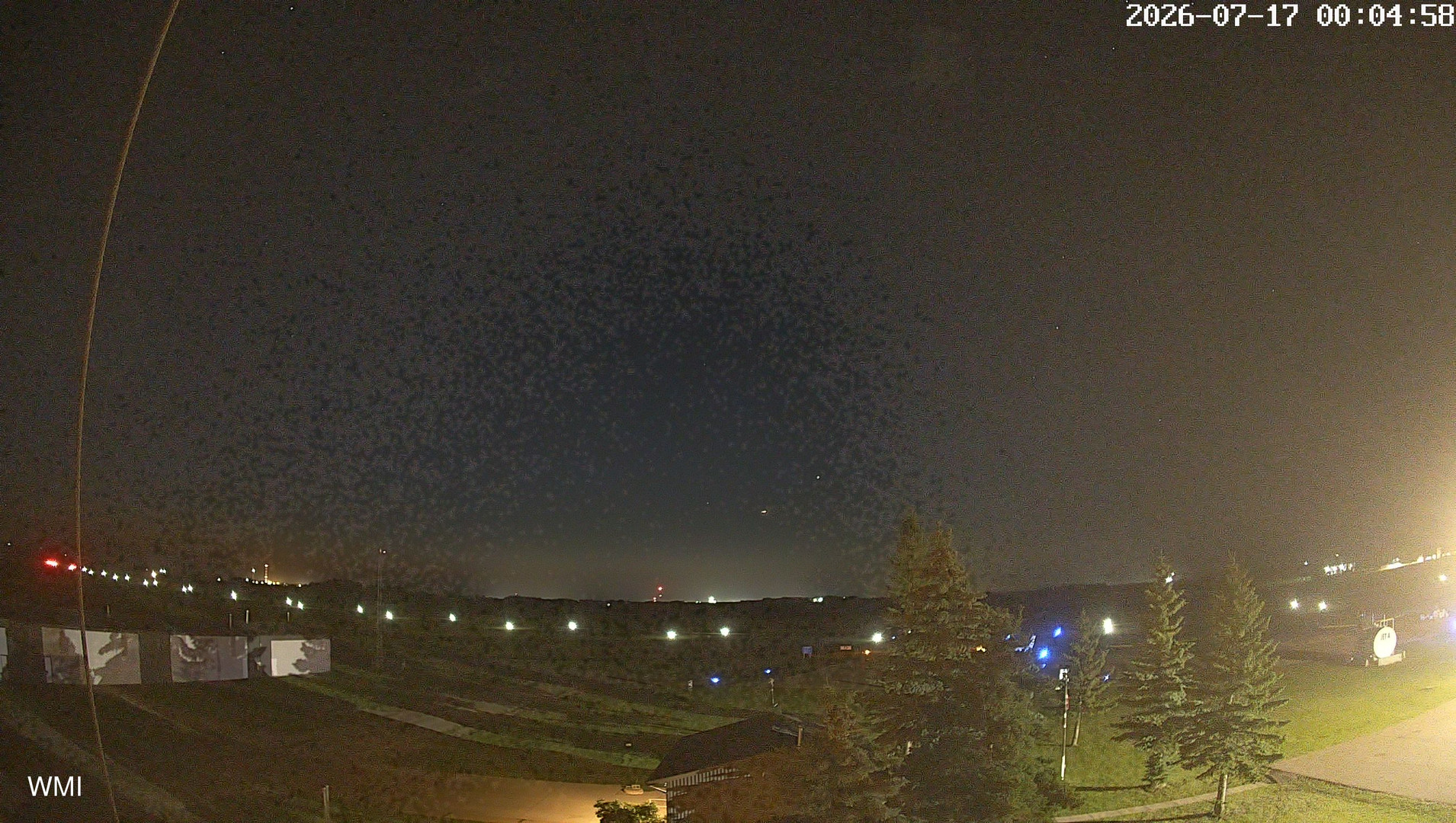 time-lapse frame, Olds Radar North webcam