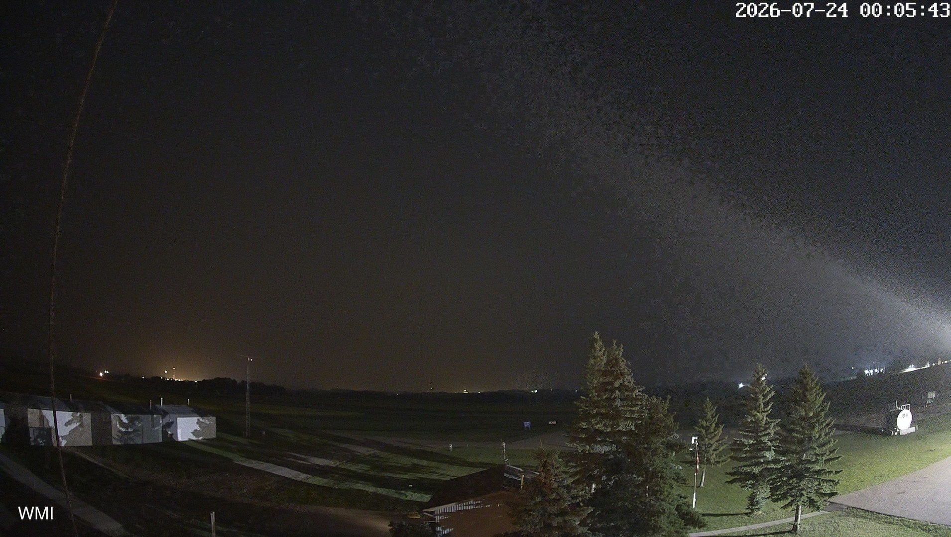 time-lapse frame, Olds Radar North webcam