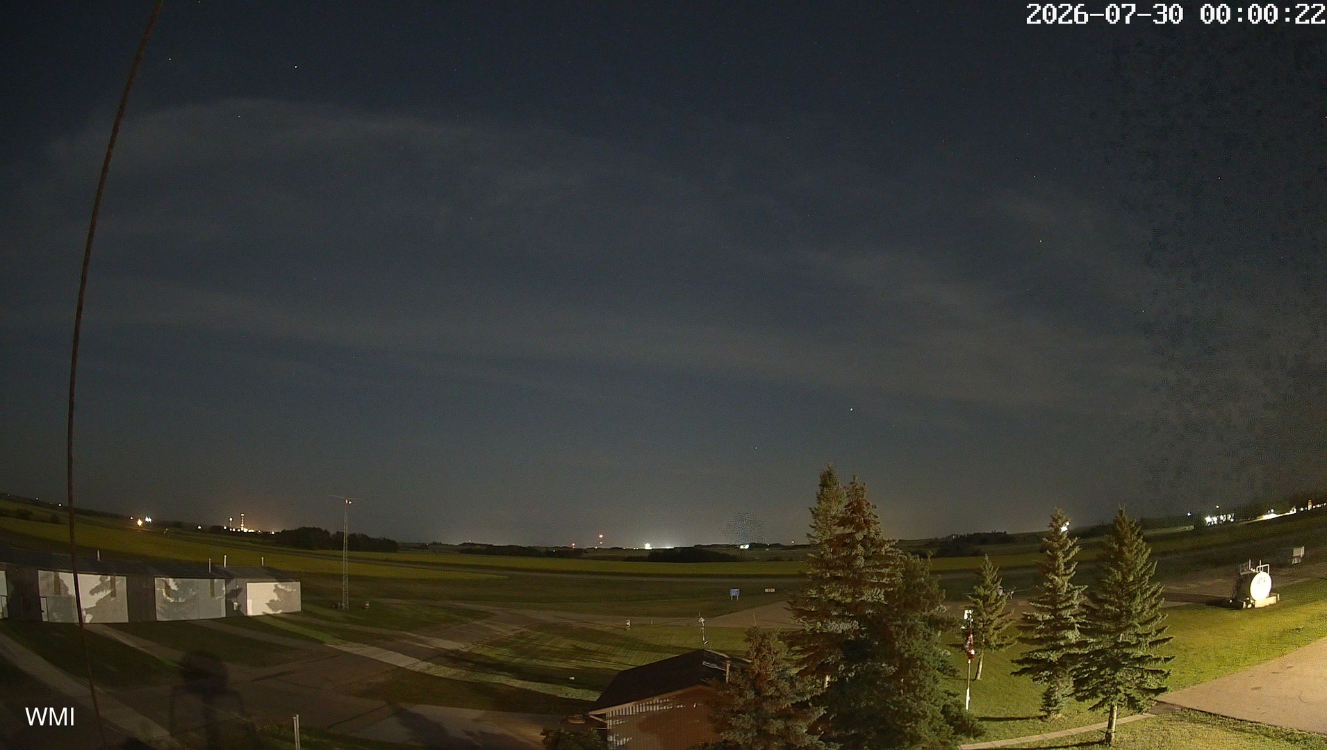 time-lapse frame, Olds Radar North webcam