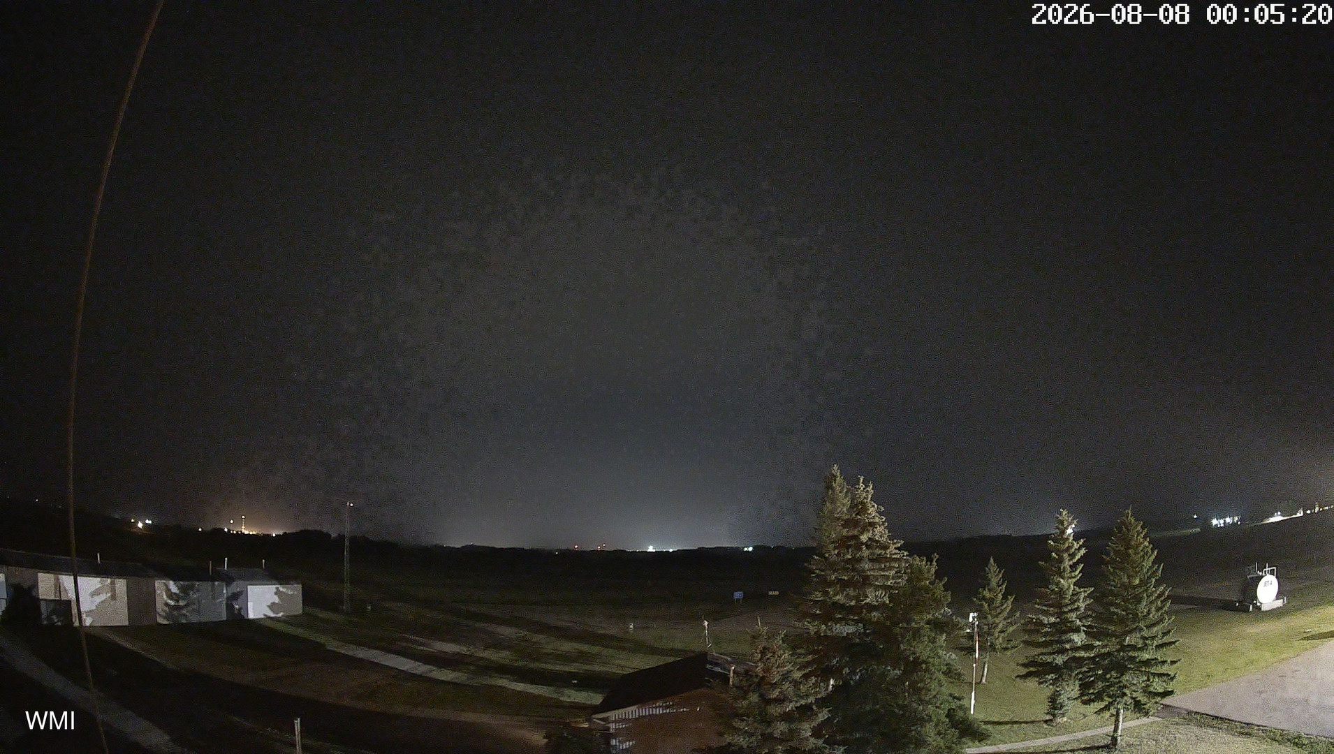 time-lapse frame, Olds Radar North webcam