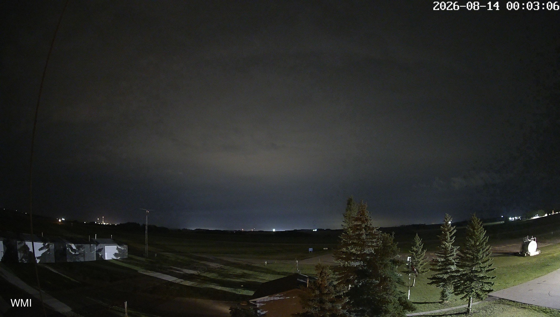 time-lapse frame, Olds Radar North webcam