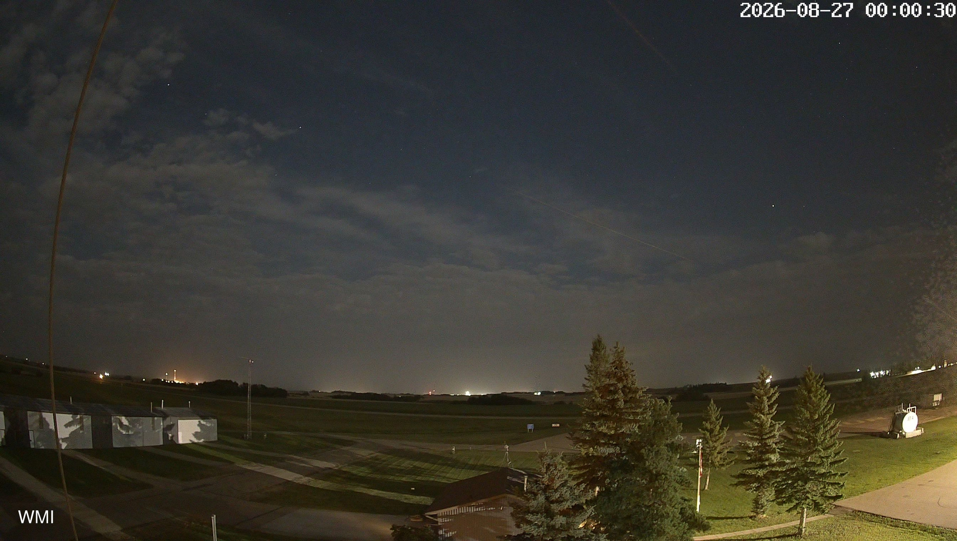 time-lapse frame, Olds Radar North webcam