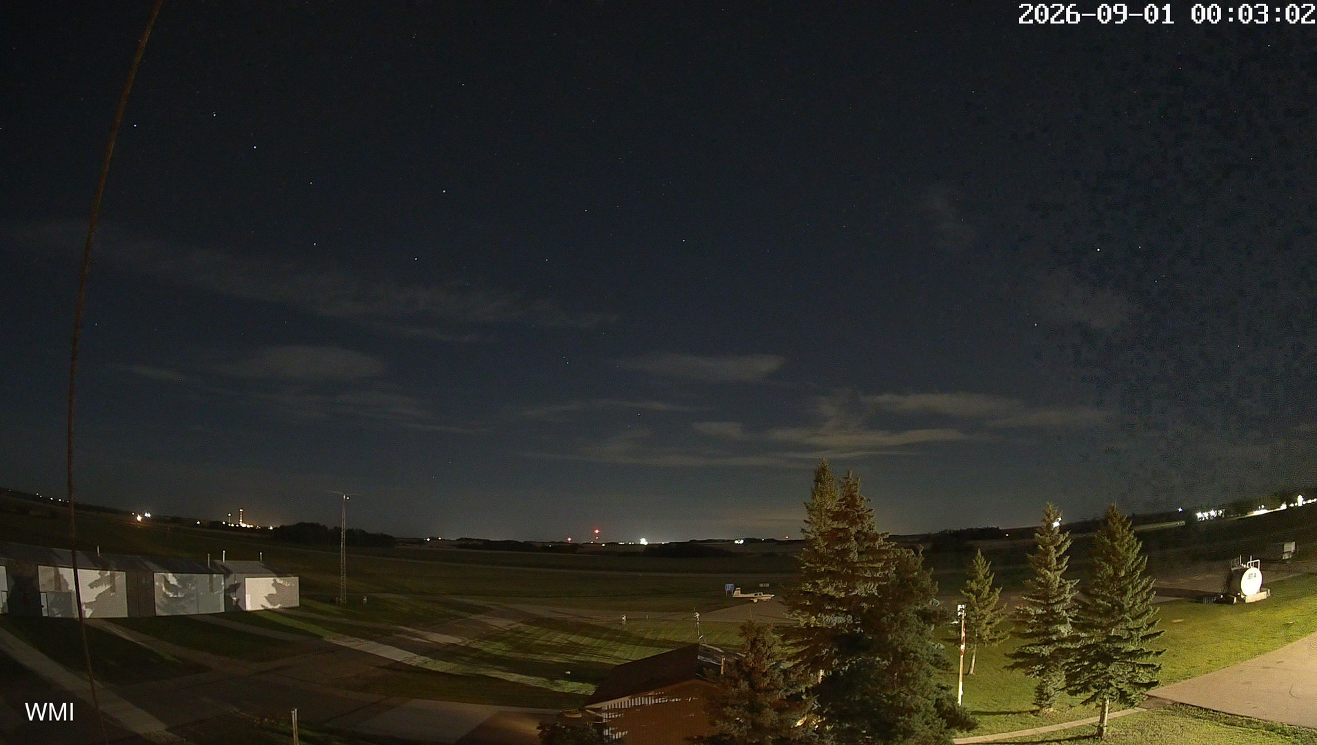 time-lapse frame, Olds Radar North webcam