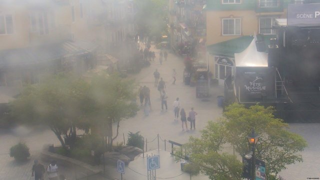 time-lapse frame, Tremblant St. Bernard webcam