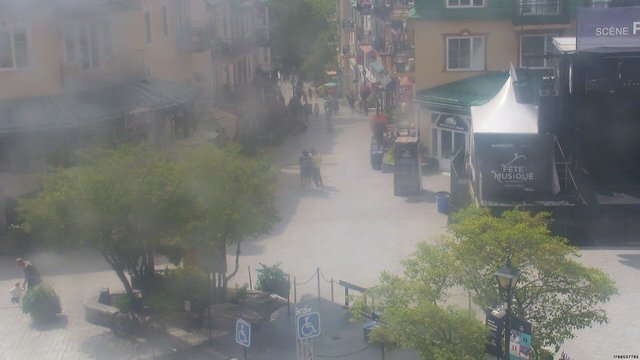 time-lapse frame, Tremblant St. Bernard webcam