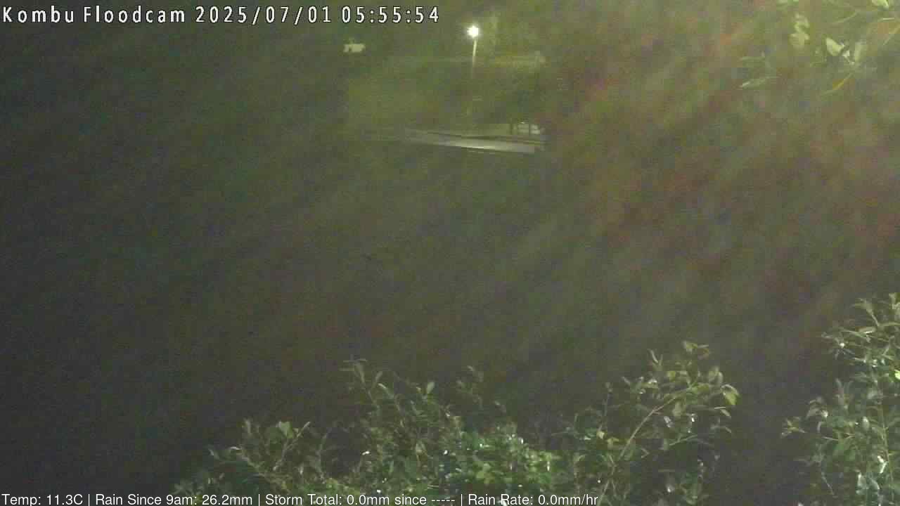time-lapse frame, Kombu Floodcam webcam