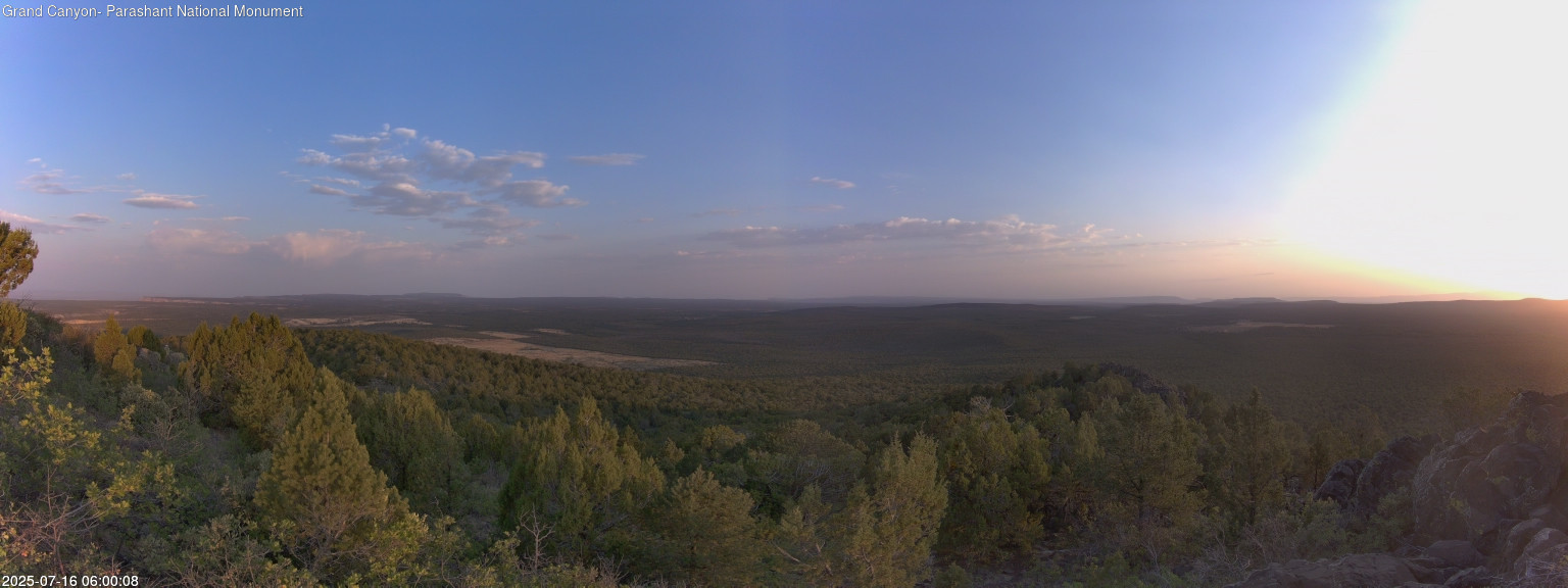 time-lapse frame, Mt Dellenbaugh - North Vista webcam