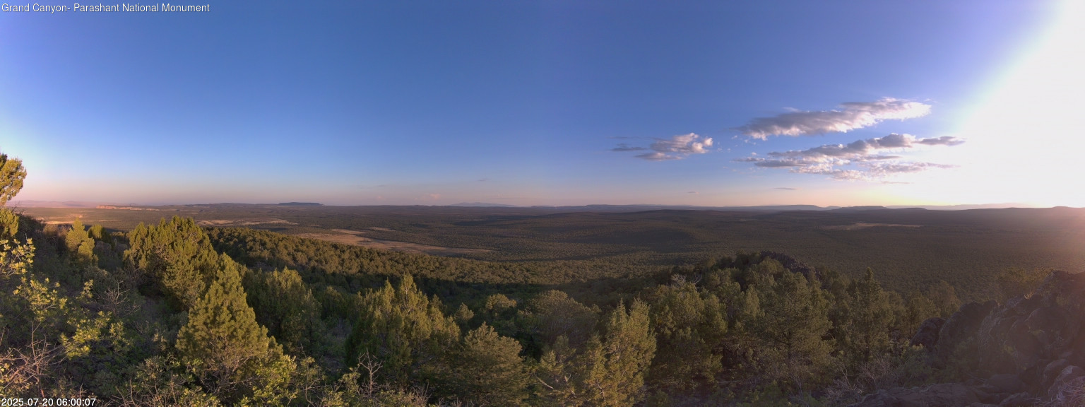 time-lapse frame, Mt Dellenbaugh - North Vista webcam