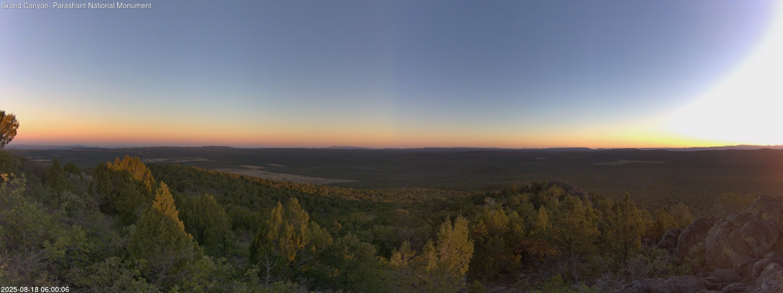time-lapse frame, Mt Dellenbaugh - North Vista webcam
