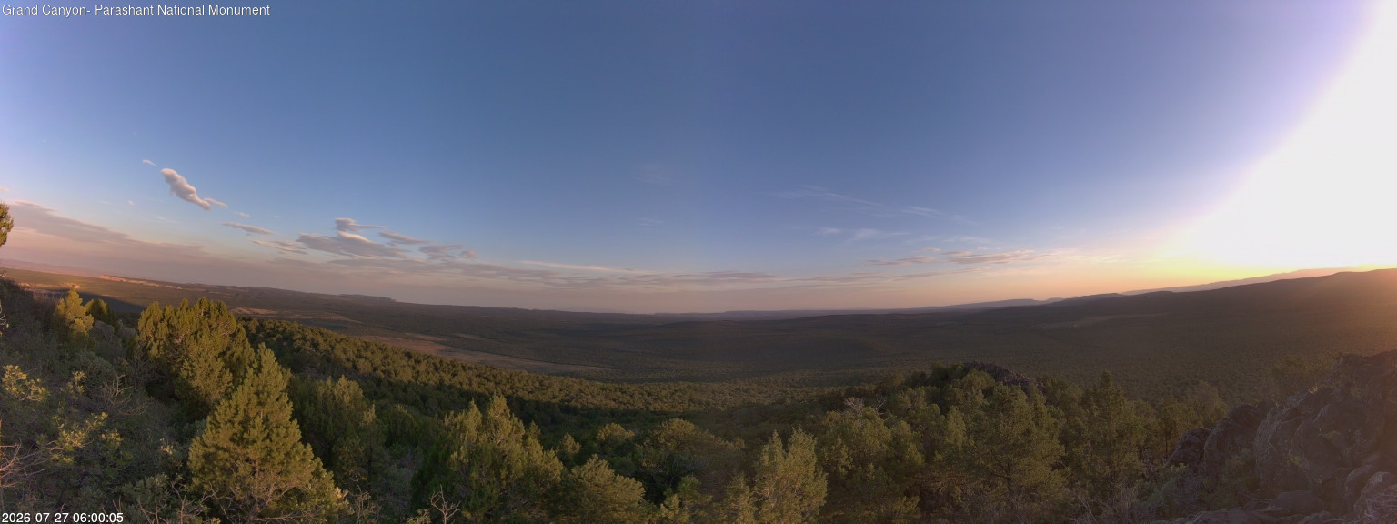time-lapse frame, Mt Dellenbaugh - North Vista webcam