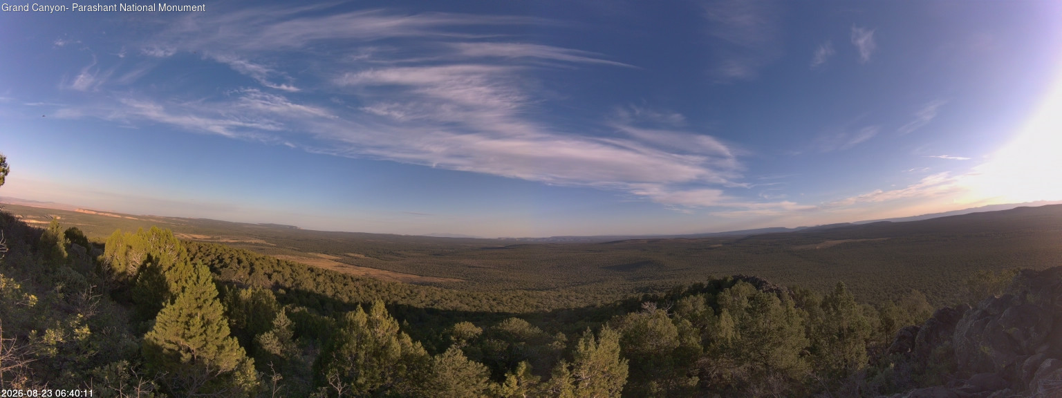 time-lapse frame, Mt Dellenbaugh - North Vista webcam
