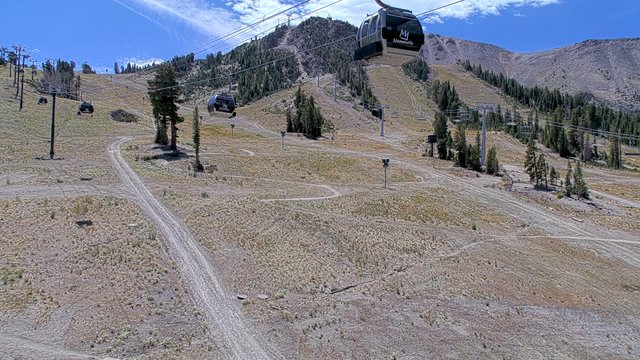 view from Mammoth Main Lodge on 2026-08-21