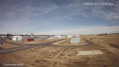 view from North view of Lacombe Airport on 2026-04-19