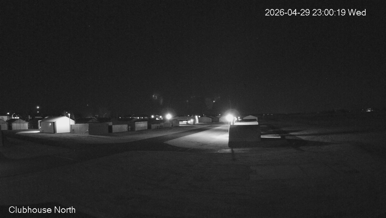 time-lapse frame, North view of Lacombe Airport webcam