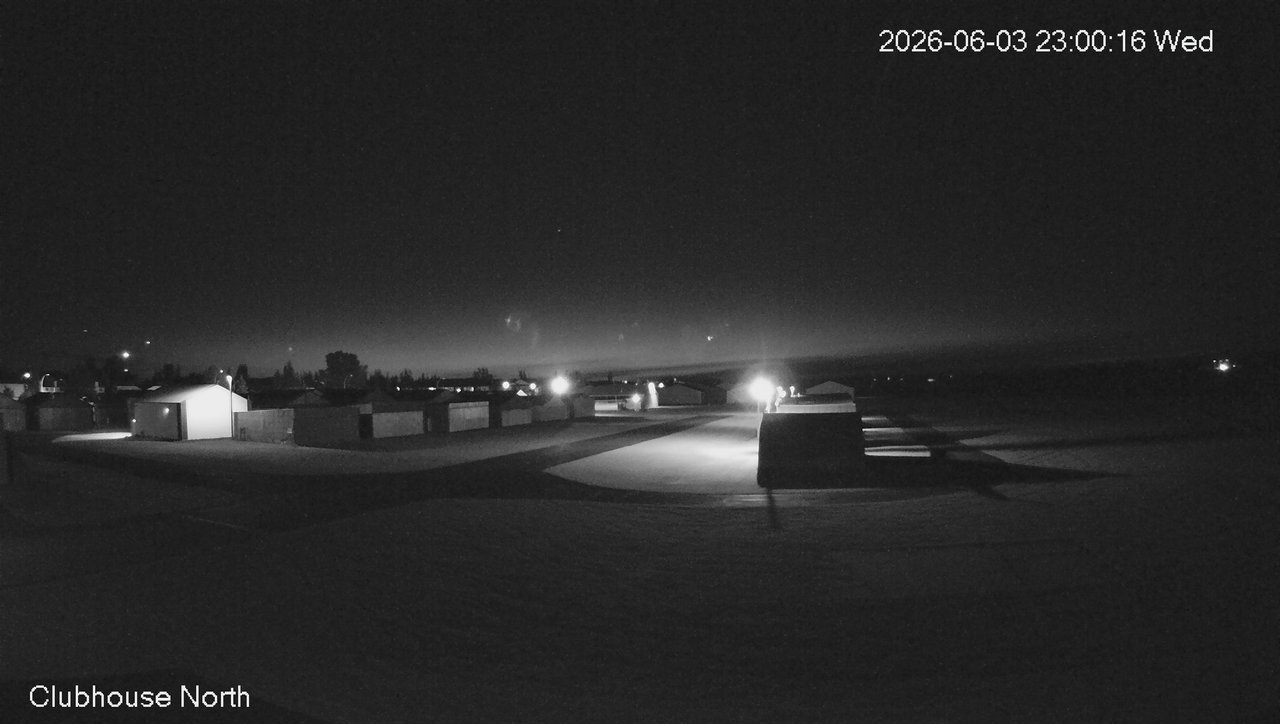 time-lapse frame, North view of Lacombe Airport webcam