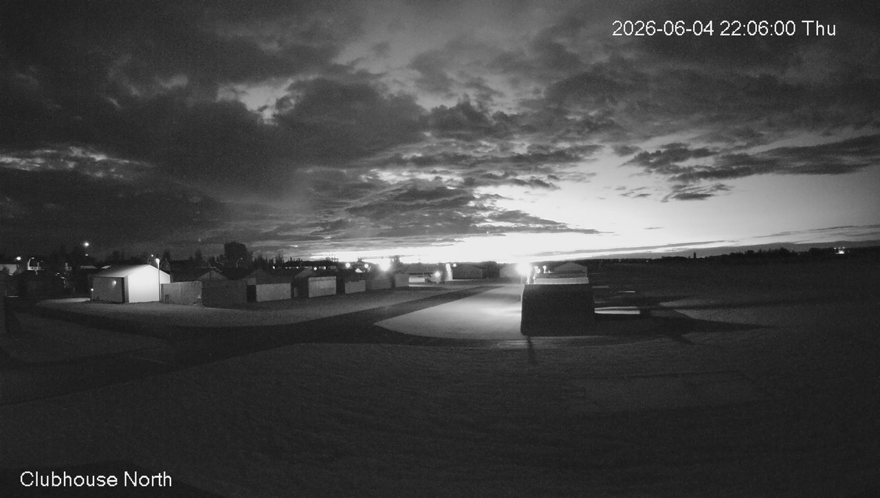 time-lapse frame, North view of Lacombe Airport webcam